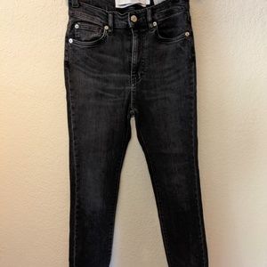 Iro Skinny Black/Dark Grey Jeans Size 26